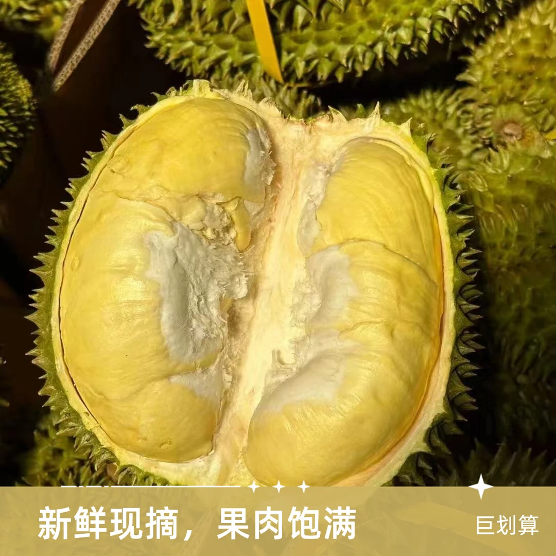（新发地佳宇生鲜优品）正宗泰国树熟金枕榴莲现场验货