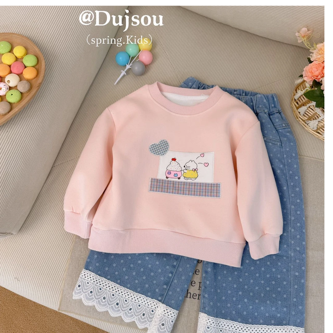 【新疆包邮】春季新款小猫蛋糕卫衣H203