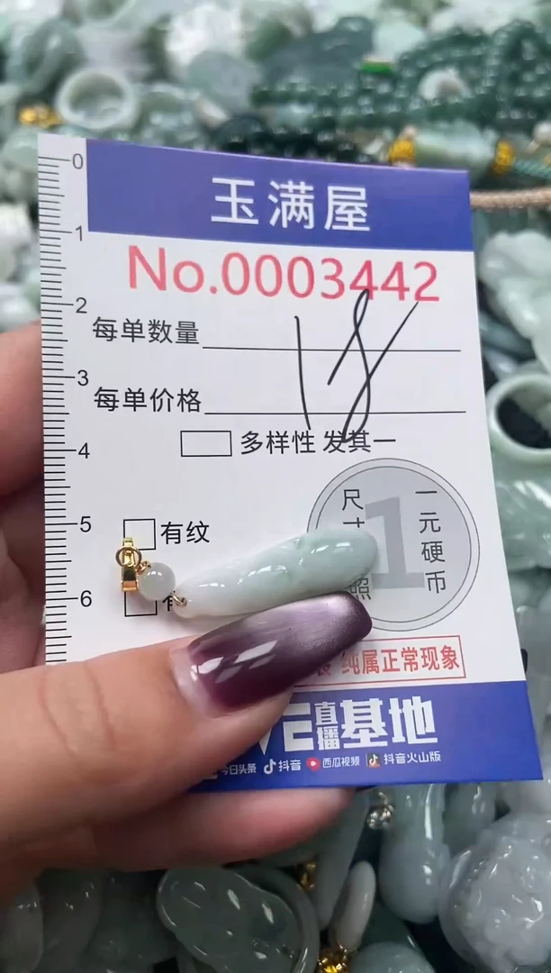 颈饰未镶嵌翡翠3442