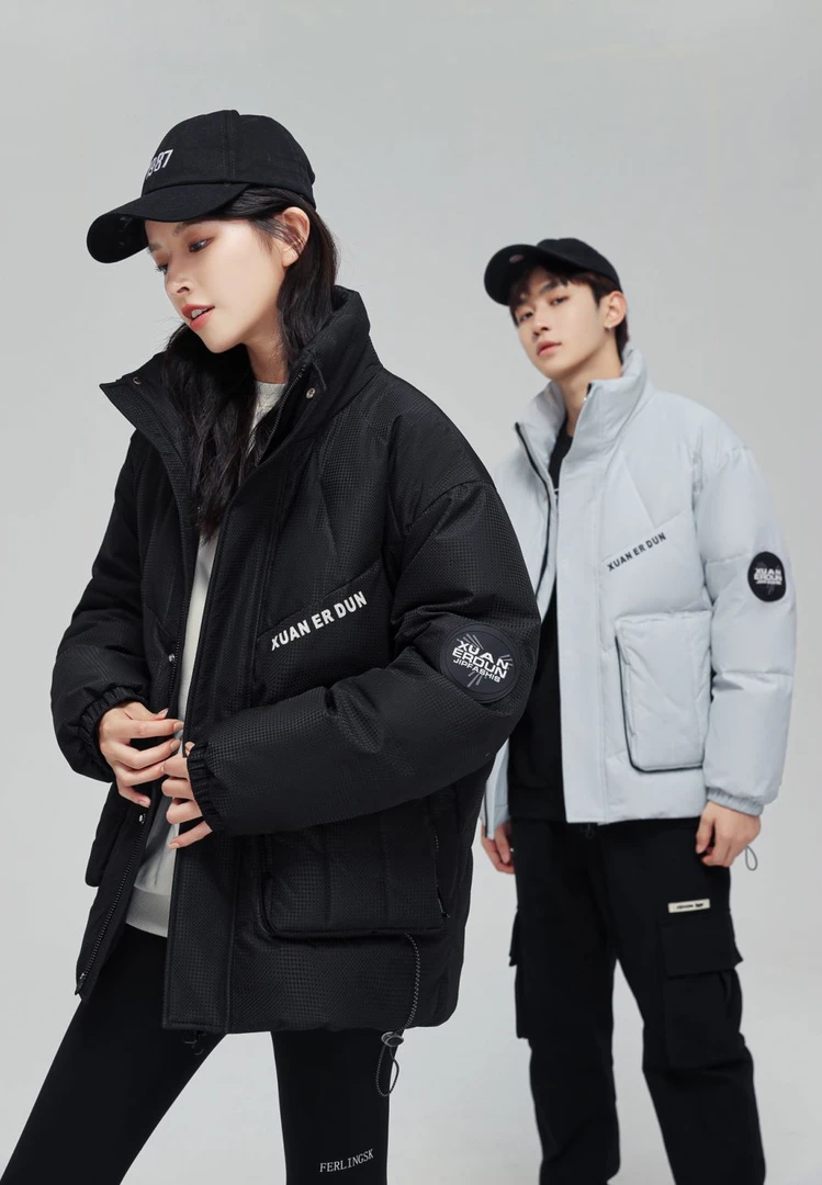 （帅大）#996.绒化入冬#情侣加厚羽服外套