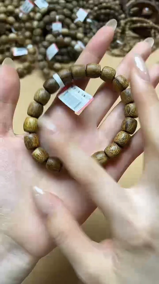 手串沉香棋楠1.0老型珠虫漏单圈多样性发其一