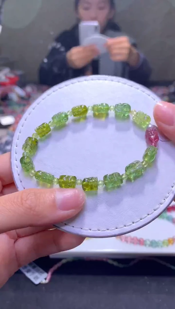 未镶嵌手串碧玺A14【天然碧玺】