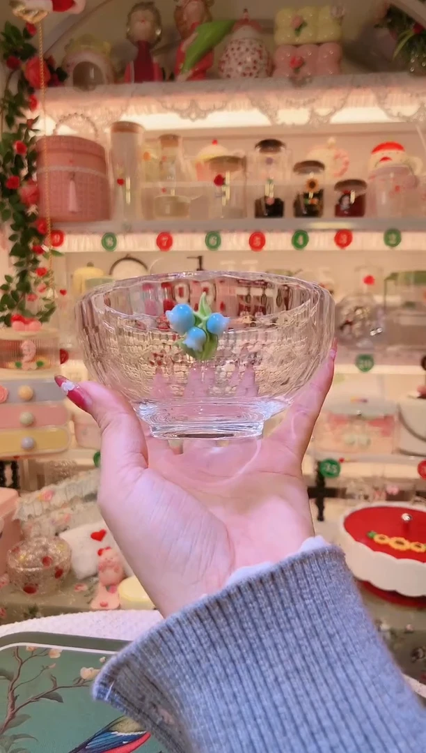 铃兰花水晶碗—小家焕新必备！