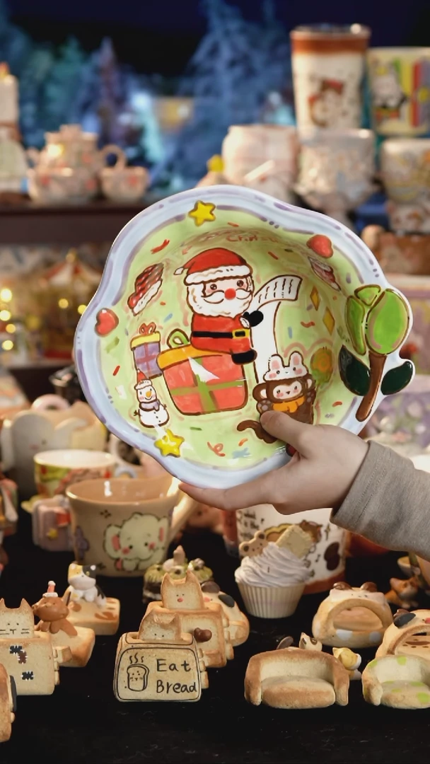 其他陶景德镇釉下彩手绘设计师款陶瓷