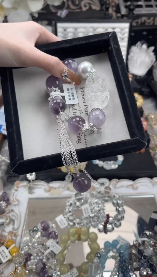 【闪购商品】水晶手链未镶嵌天然水晶 多样性发货