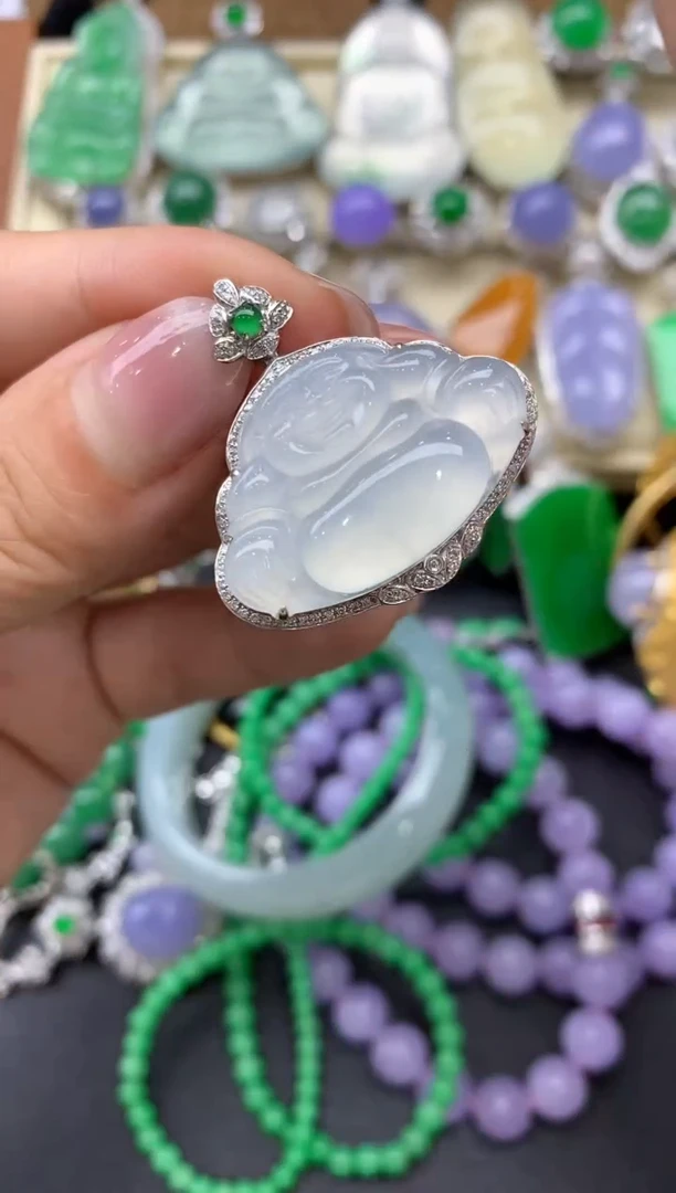 【闪购商品】翡翠颈饰18K金镶嵌212-中国好珍宝