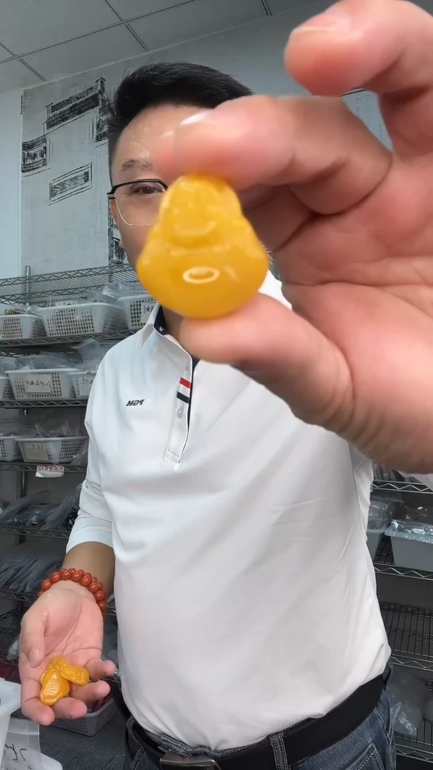 裸石琥珀未镶嵌天然蜜蜡有瑕A2892