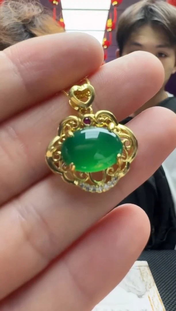 玛瑙/玉髓颈饰合金ST6549