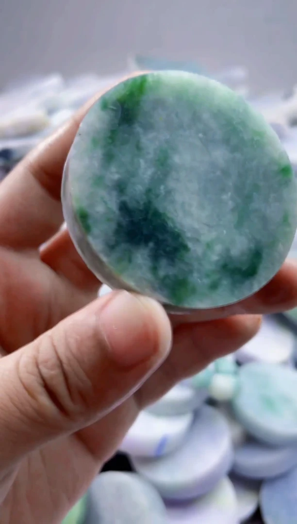 翡翠裸石天然A货翡翠489