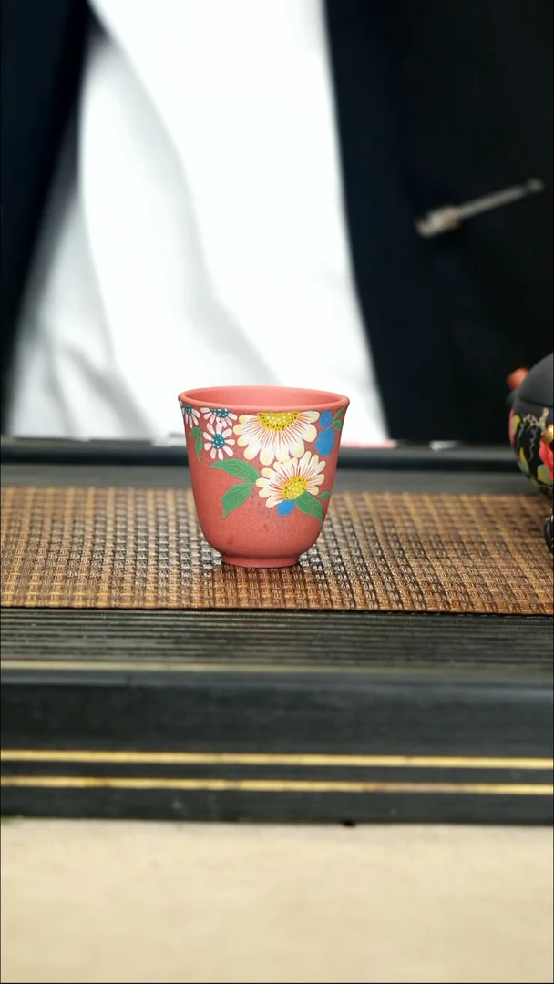 【闪购商品】紫砂茶壶17花语铃铛杯 白泥