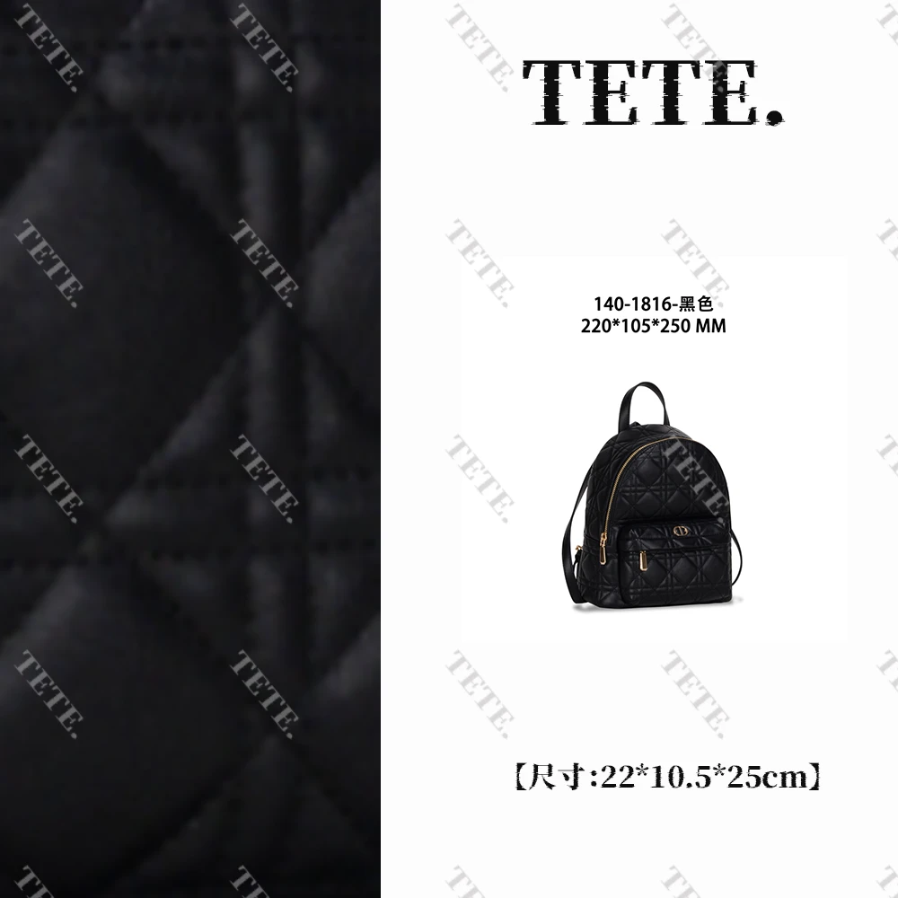 【特特甄选】GQ-1816-黑色肩包休闲轻奢高级时尚双肩包背包