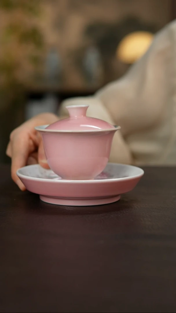 杯景德镇陶瓷杯碗柴烧多人