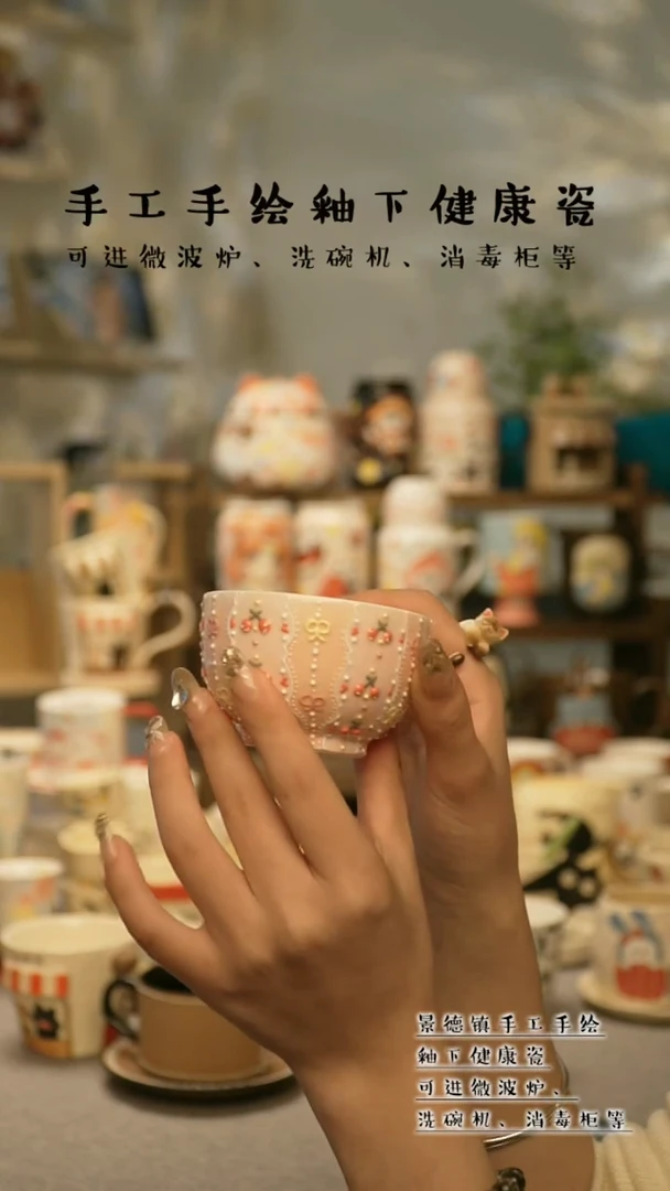 【闪购商品】杯景德镇手工手作陶瓷&A526