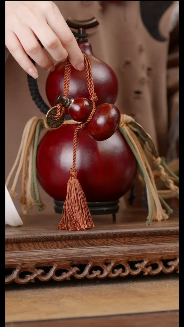 104号精品天然大漆酒葫芦一物一拍~