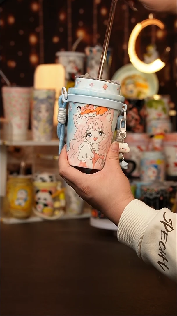 （玉泥）景德镇手工手绘文创陶瓷杯