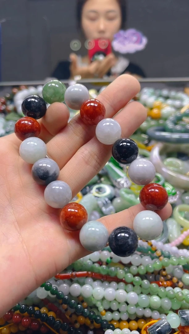 颈饰未镶嵌翡翠13MM