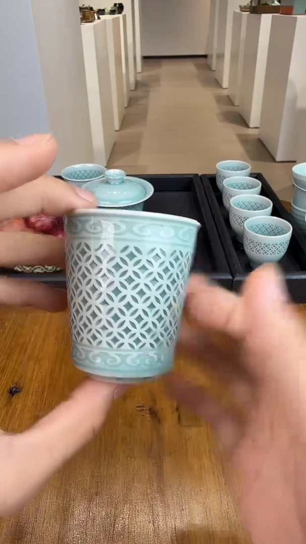 青瓷手工茶器包邮