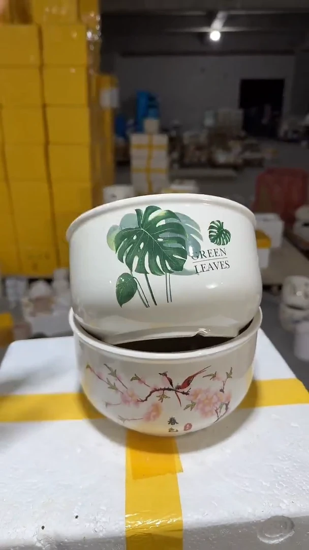 无孔高温陶瓷花盆+Q555