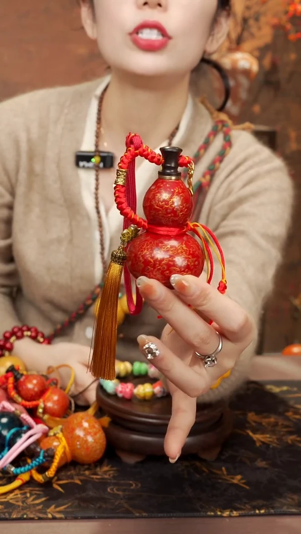 90--大漆开口小葫芦----168