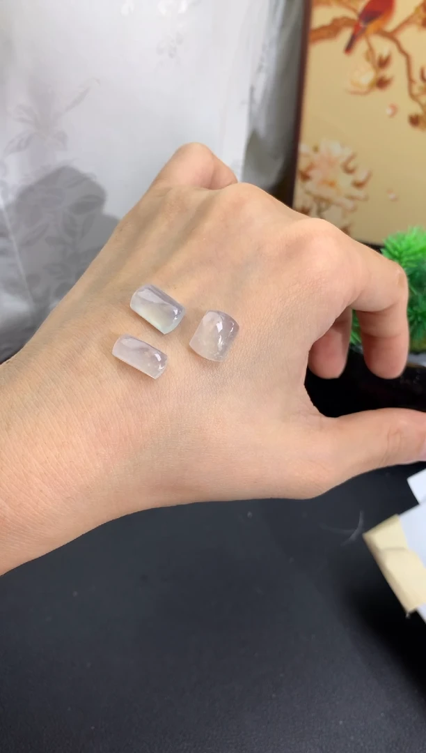 裸石翡翠马鞍戒面 （多样性发货发其一）