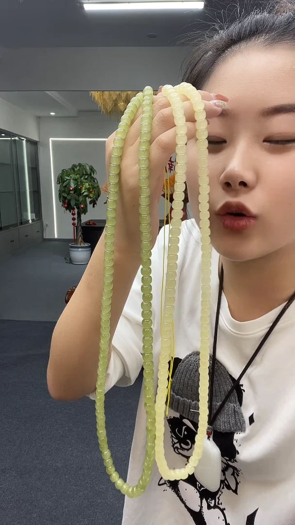 青色黄色老型卡8珠链多样性发货一件