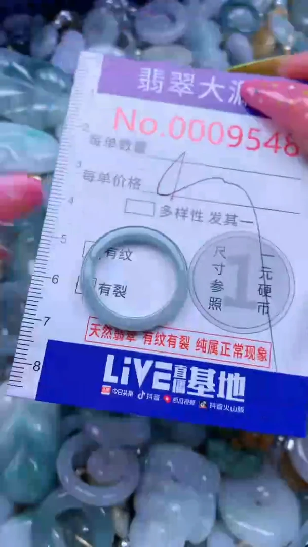 翡翠未镶嵌吊坠(不含链)9548