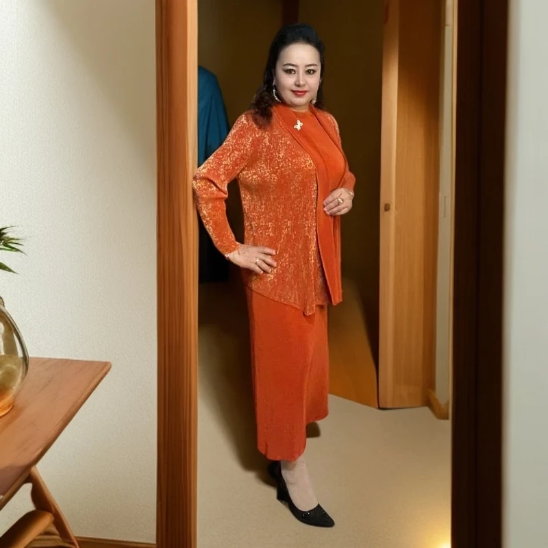 2025年最新款中老年女士两件套衣服【新疆包邮】时尚百搭