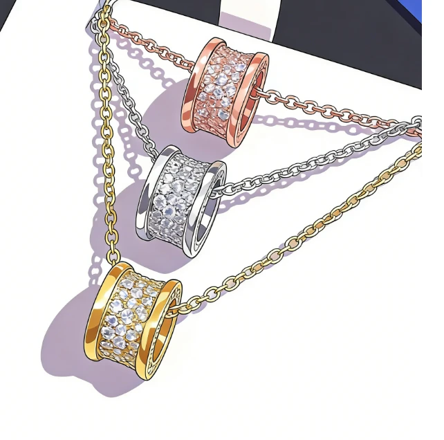 合金项链 3.0V金cnc精工 ZP  bb家项链  顶版