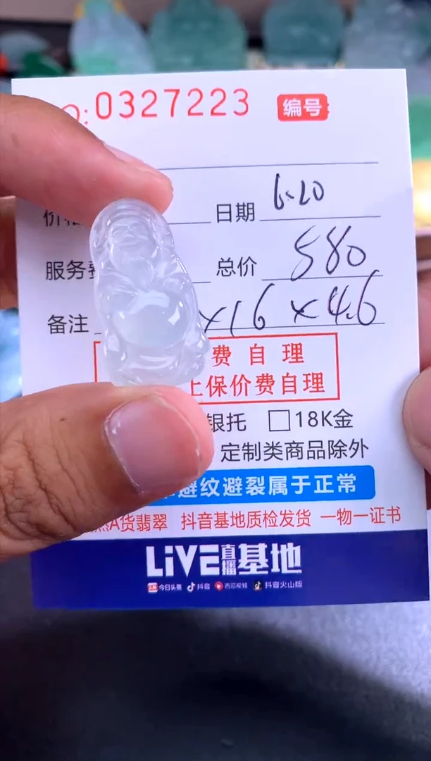 翡翠未镶嵌颈饰好好