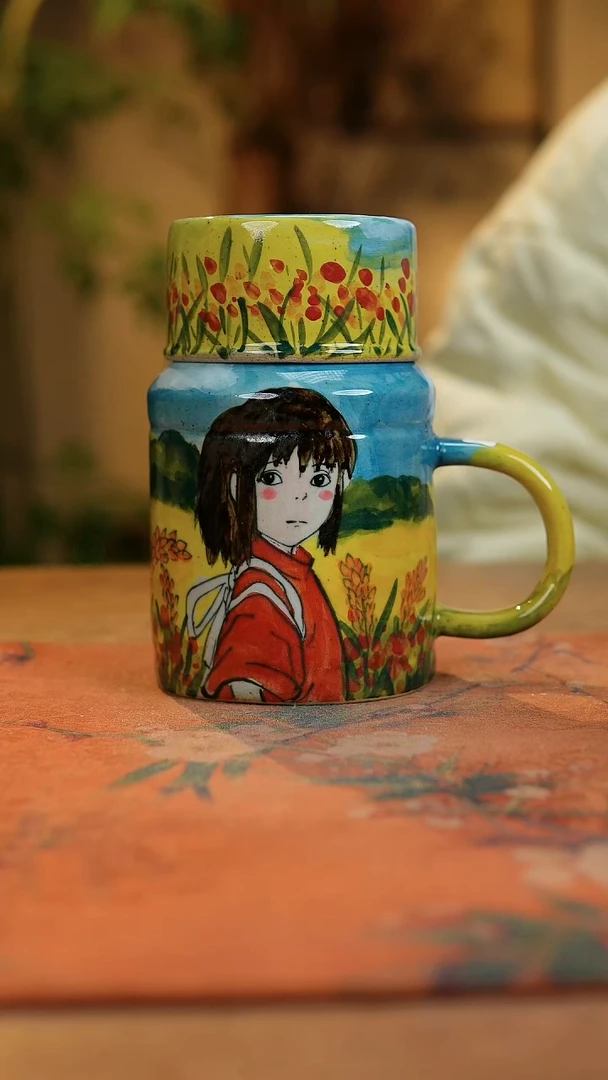 【闪购商品】瓷片1401景德镇手工手绘釉下彩高温瓷