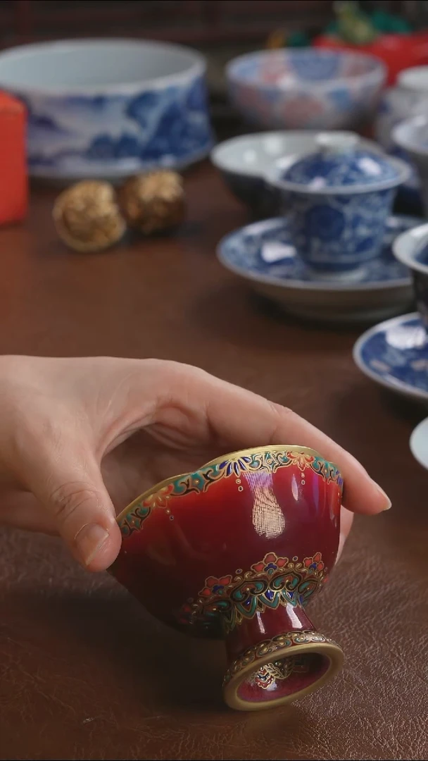 景德镇高端茶器景德镇纯手工手绘高端茶器