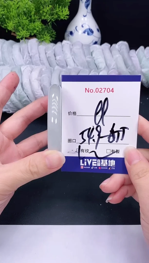 未镶嵌手镯翡翠2704