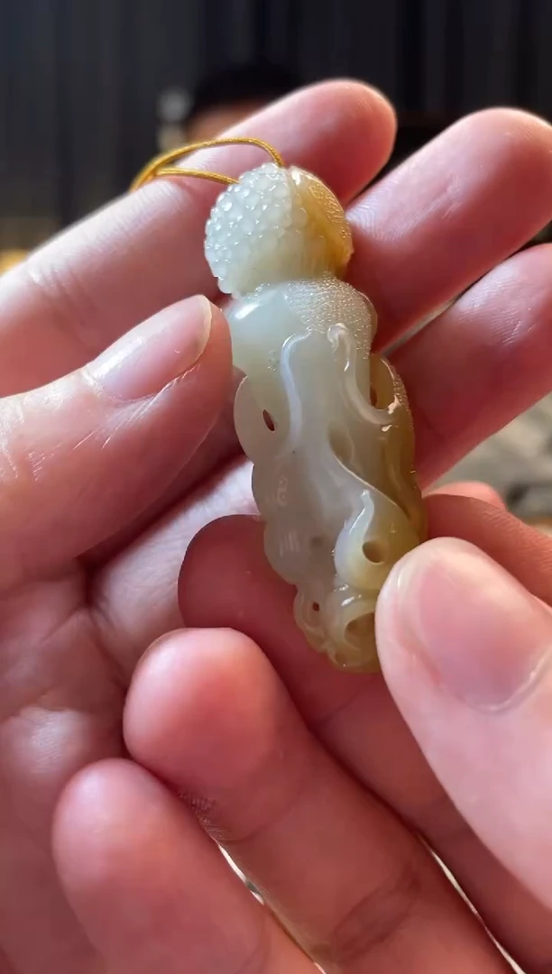 和田玉未镶嵌吊坠(不含链)挂件