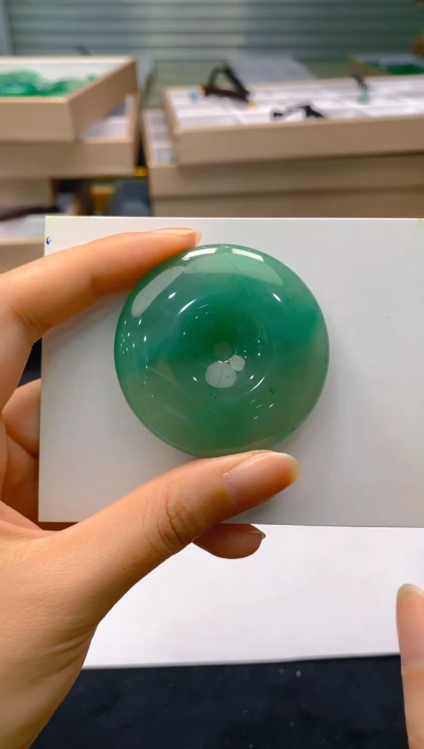 【闪购商品】石英质玉颈饰未镶嵌冰美人非洲翠135