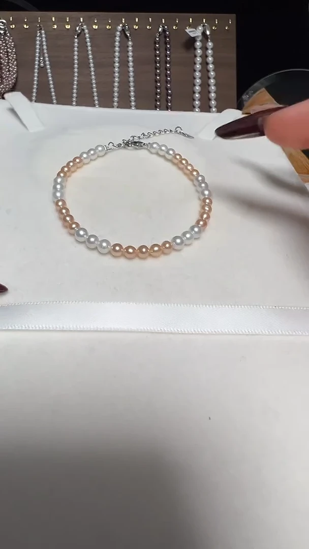 钛钢手绳淡水珍珠永丽严选