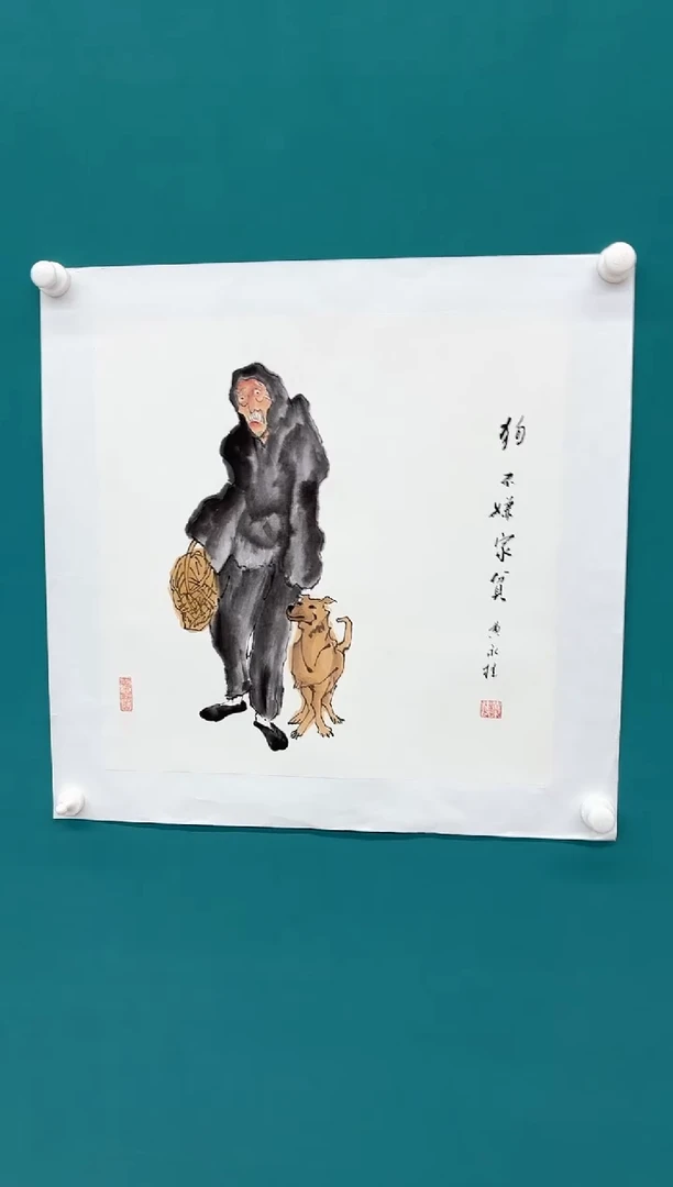 绘画国艺盛藏7月10日黄老师绘画2平尺