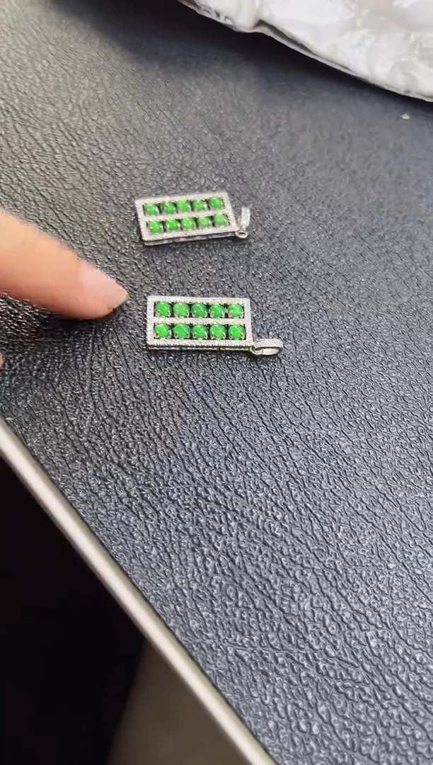 【闪购商品】翡翠颈饰银S925镶嵌0380901276多样性发一