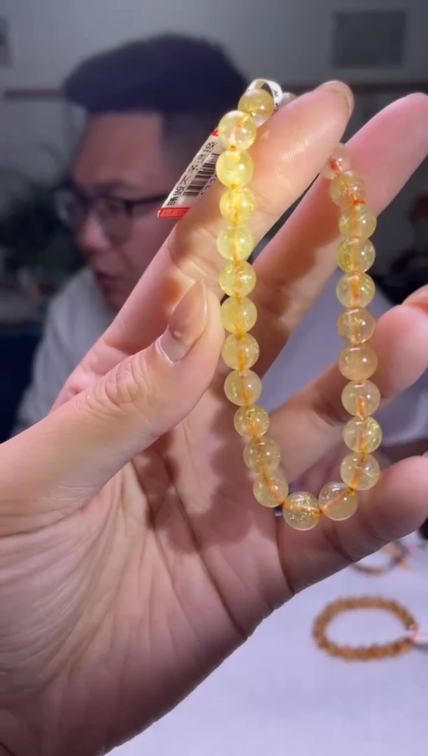 水晶手链未镶嵌7±/x-080【金发晶