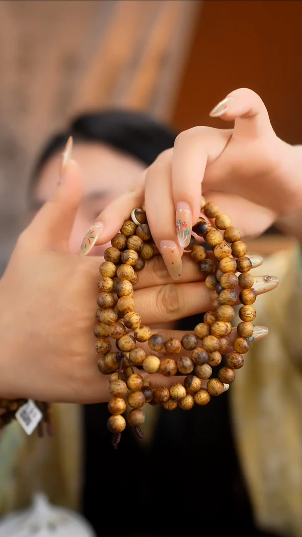 【闪购商品】沉香手串0.9野生沉香板头单圈