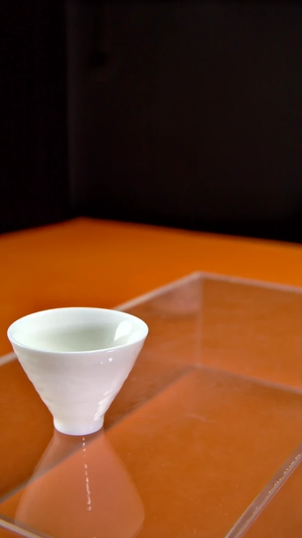 其他陶瓷《言泥陶瓷》羊脂玉系列斗笠杯