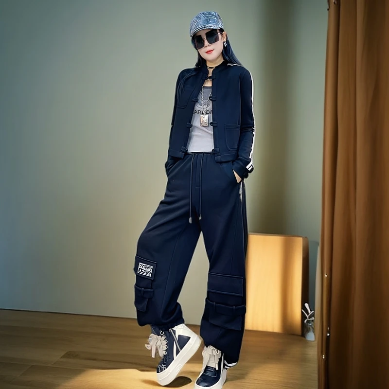 秋妹小众设计时尚套装裤子