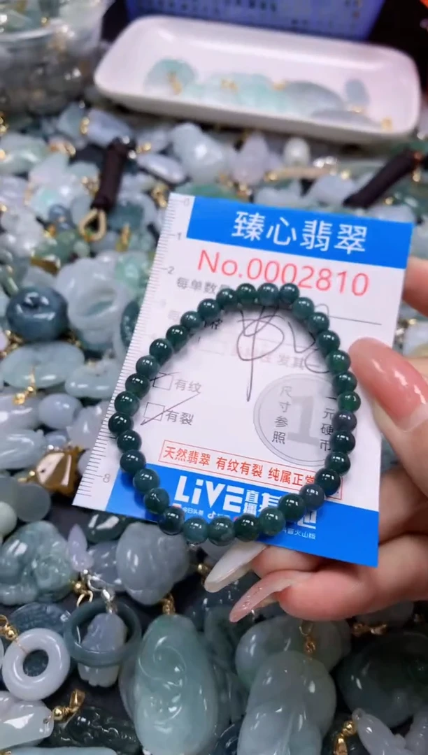 翡翠未镶嵌颈饰2810