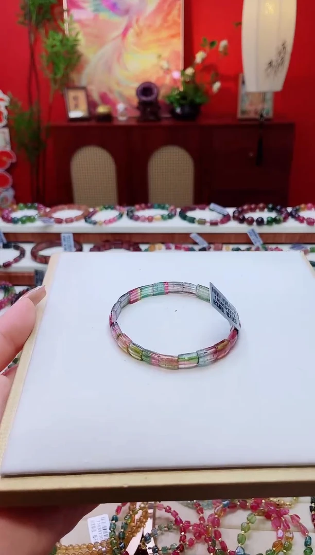 未镶嵌手串碧玺手串多样性发一