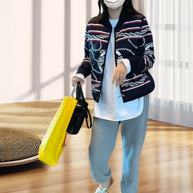 时尚薄款棉服女春秋新款小众设计洋气显瘦休闲加薄棉棒球服短外套