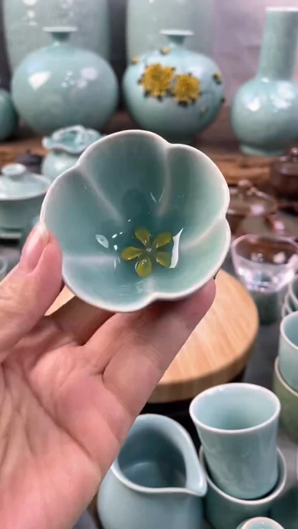 【闪购商品】特价 微瑕 慧仙青瓷