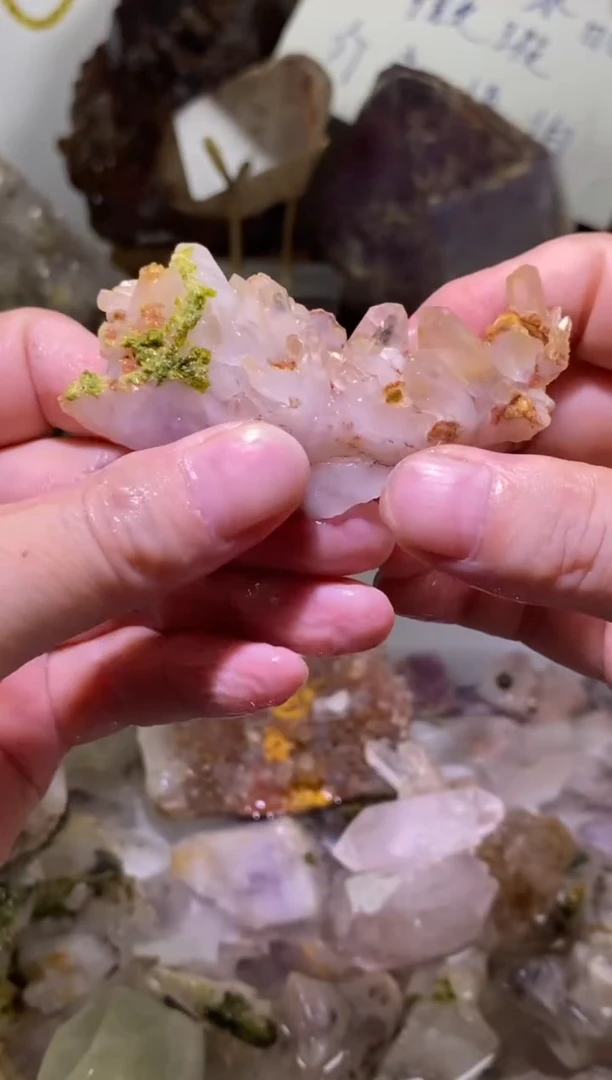 未镶嵌珠宝半成品水晶93号40g四川超七花园水晶