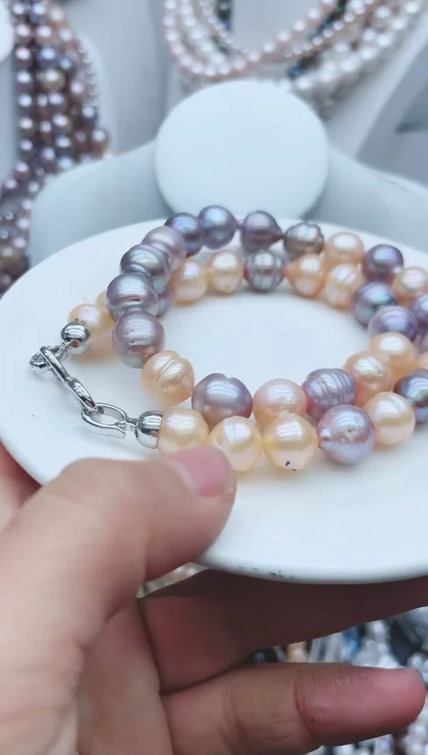 【闪购商品】淡水珍珠颈饰银S925镶嵌1