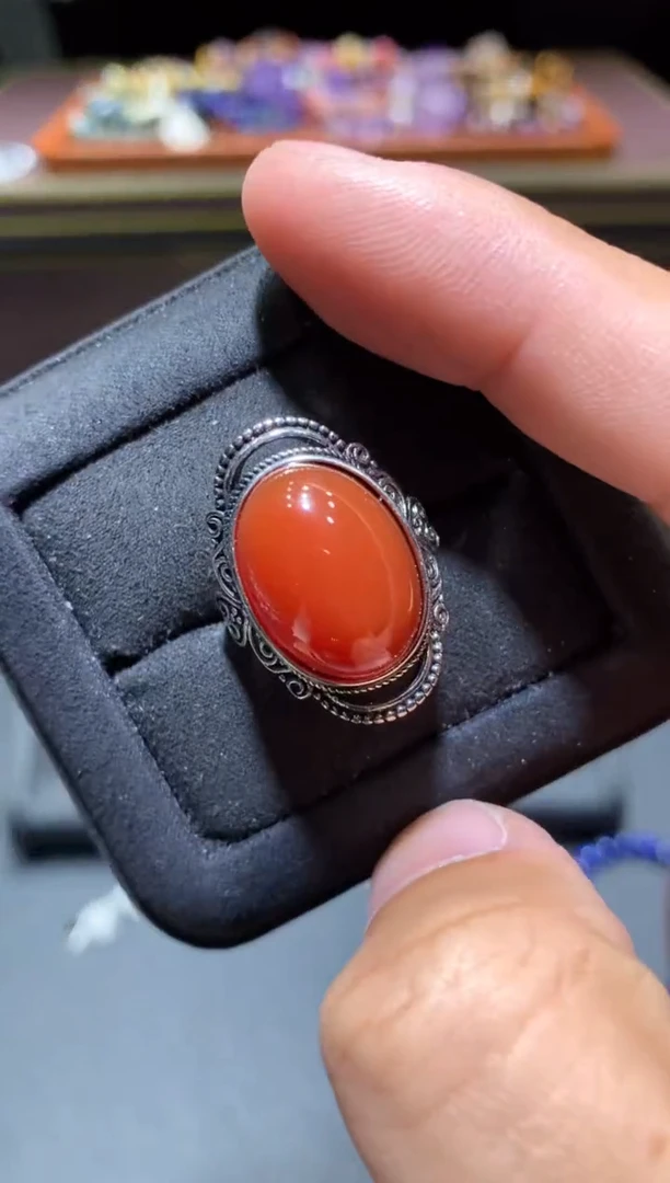 【闪购商品】玛瑙/玉髓冰红未镶嵌L04