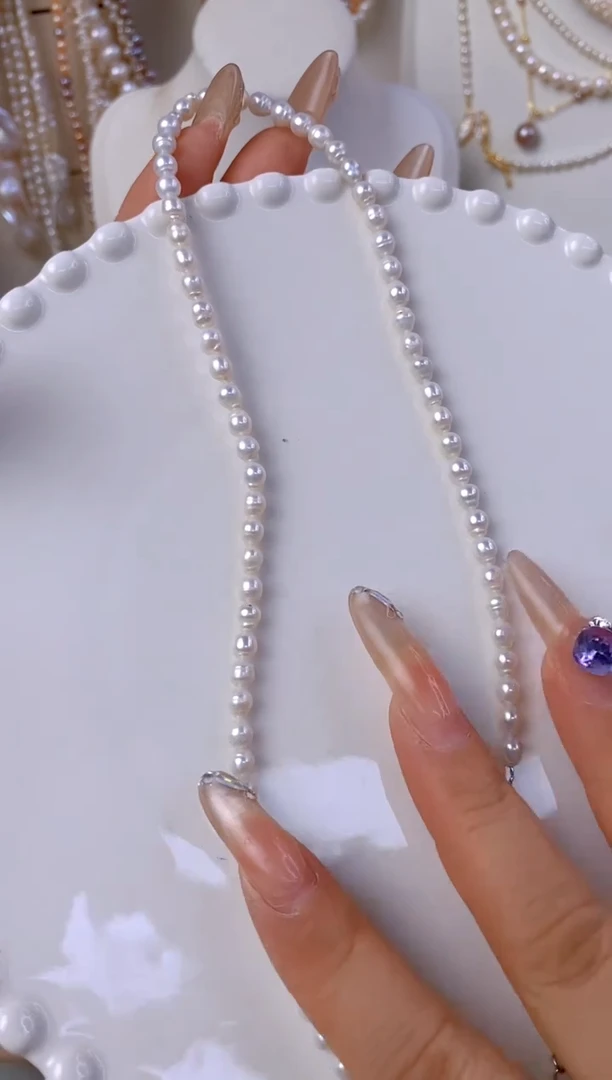 淡水珍珠未镶嵌颈饰X55