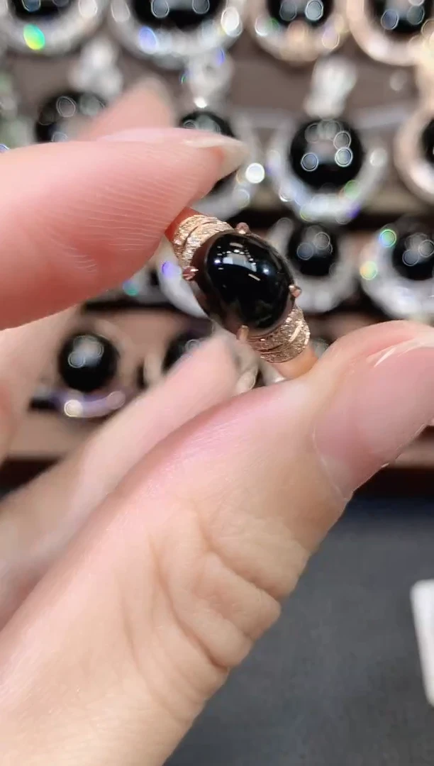 18K金镶嵌戒指翡翠D10